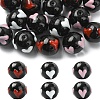 15Pcs 3 Colors Handmade Glass Enamel Beads GLAA-YW0005-87-1