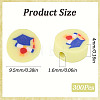300Pcs Handmade Polymer Clay Beads CLAY-SC0002-24C-2
