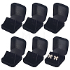 Portable Travel Velvet Jewelry Organizer Cases for Earrings and Necklace CON-WH0089-246A-1