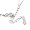 925 Sterling Silver with Shell Necklaces STER-Z009-20P-3