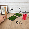 Adjustable Plastic Action Figure Display Holder ODIS-WH0030-317B-3
