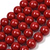 Shell Pearl Beads Strands X-BSHE-K015-14mm-01-1