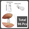 96Pcs ABS Plastic Imitation Pearl Pendants KY-SC0002-32P-2