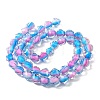 Two Tone Resin Beads Strands GLAA-T035-02E-3