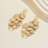 Brass Tassel Hoop Earrings OF5161-1-1