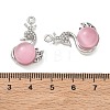 Alloy Rhinestone Pendants FIND-D044-22P-03-3