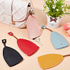 5Pcs 5 Colors Creative Pull Out Key Sleeve KEYC-CP0001-06-5