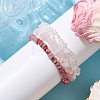 3Pcs 3 Styles Natural Mixed Gemstone Chips Stretch Bracelets Set BJEW-JB11060-02-3