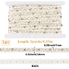 5Yards Polyester Lace Ribbons OCOR-GF0006-22-2