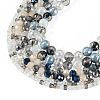 3 Strands 3 Style Electroplate Glass Beads Strands EGLA-TADJ0001-11A-1