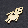 201 Stainless Steel Laser Cut Pendants STAS-S105-T889-2-2