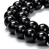 Natural Black Onyx Beads Strands G-Z024-02B-3