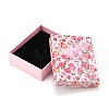 Flower Pattern Cardboard Jewelry Packaging Box CBOX-L007-007C-2