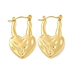 PVD Vacuum Plating 304 Stainless Steel Hoop Earrings for Women EJEW-S227-38G-1