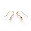 Brass Earring Hooks KK-K233-05-2