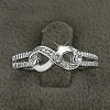 Brass & Clear Cubic Zirconia Finger Rings for Women FS-WGA713C-06-1