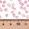 Baking Paint Electroplate Transparent Glass Seed Beads SEED-N006-07C-4