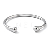 304 Stainless Steel Cuff Bangles for Women BJEW-Z078-12P-3