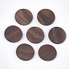 Painted Wood Cabochons WOOD-T021-17C-1