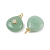 Natural Green Aventurine Pendants X-KK-B157-42E-06-2