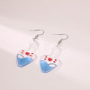 Valentine's Day Acrylic Dangle Earrings FS-WGB34A3-13-1