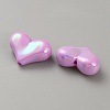 10Pcs Opaque Acrylic Beads LS-SACR-WH0008-020F-2