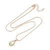 Alloy Snake Chain Necklaces NJEW-Z037-01G-1