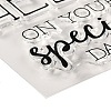 TPR Words Transparent Stamps DIY-G034-01A-3