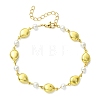 Ocean 304 Stainless Steel Geometric Link Chain Anklets for Women AJEW-AN00823-03-3