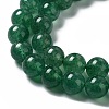 Natural Green Strawberry Quartz Beads Strands G-F756-A01-02-4