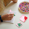 4Pcs ABS Plastic DIY Melty Beads Fuse Beads Tweezers & 8Pcs Sets Beads Tray DIY-NB0015-97-5