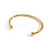 304 Stainless Steel Open Torque Cuff Bangles ND9011-5