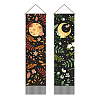 Moon & Sun Pattern Polyester Decorative Wall Tapestrys AJEW-WH0399-023-1
