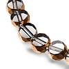 Electroplated Transparent Glass Beads Strands GL-CBA98F0-06B-06-2