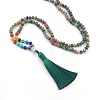 Natural Indian Agate Beads Necklaces NJEW-JN02276-04-1