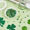 Saint Patrick's Day Acrylic/ABS Plastic Imitation Pearl OACR-SP0001-66B-02-3