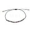 Nylon Thread Braided Beads Bracelets BJEW-JB04349-M-2