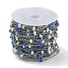 304 Stainless Steel Enamel Link Chains AJEW-Z028-09P-03-3