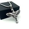 Vintage Hip Hop 304 Stainless Steel Eagle Pendant Necklaces for Men Women ZO0098-5