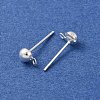 Brass Stud Earring Findings LS-KK-G604-01S-01-2