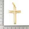 Cross Brass Big Pendants KK-M327-07A-G-3