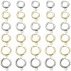 16Pcs 201 Stainless Steel Huggie Hoop Earring Findings STAS-FS0002-27B-1