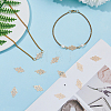 60Pcs Long-Lasting Plated Brass Links Connector Charms KK-DC0004-25-5
