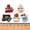 Teacher Appreciation Printed Opaque Resin Cabochons RE-CBA7F7E-03-3