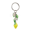 Fruits & Leaf Acrylic Pendant Keychain KEYC-JKC00680-03-1