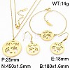 Mother's Day 304 Stainless Steel Jewelry Sets WGD8F21-01-1