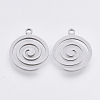 Tarnish Resistant 201 Stainless Steel Pendants STAS-T044-83P-1