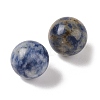 Natural Blue Spot Jasper No Hole Sphere Beads G-K353-04C-14-2