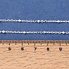 PVD Vacuum Plating 304 Stainless Steel Satellite Chain Necklaces MAK-L015-41S-3
