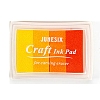 Plastic Craft Finger Ink Pad Stamps AJEW-H155-20E-1